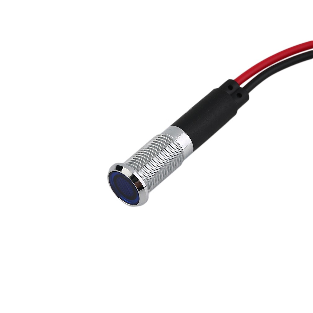 Universal 12V 8mm LED Dash Pilot Panel Indicator Warning Light Lamp Car Boat Marine Truck Colorful Light