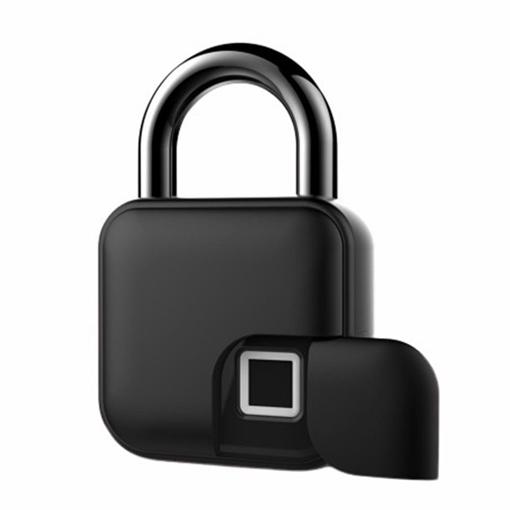 Candados inteligentes con huella digital para puerta, cerradura recargable para puerta, candado inteligente con huella digital, USB sin llave,: L3