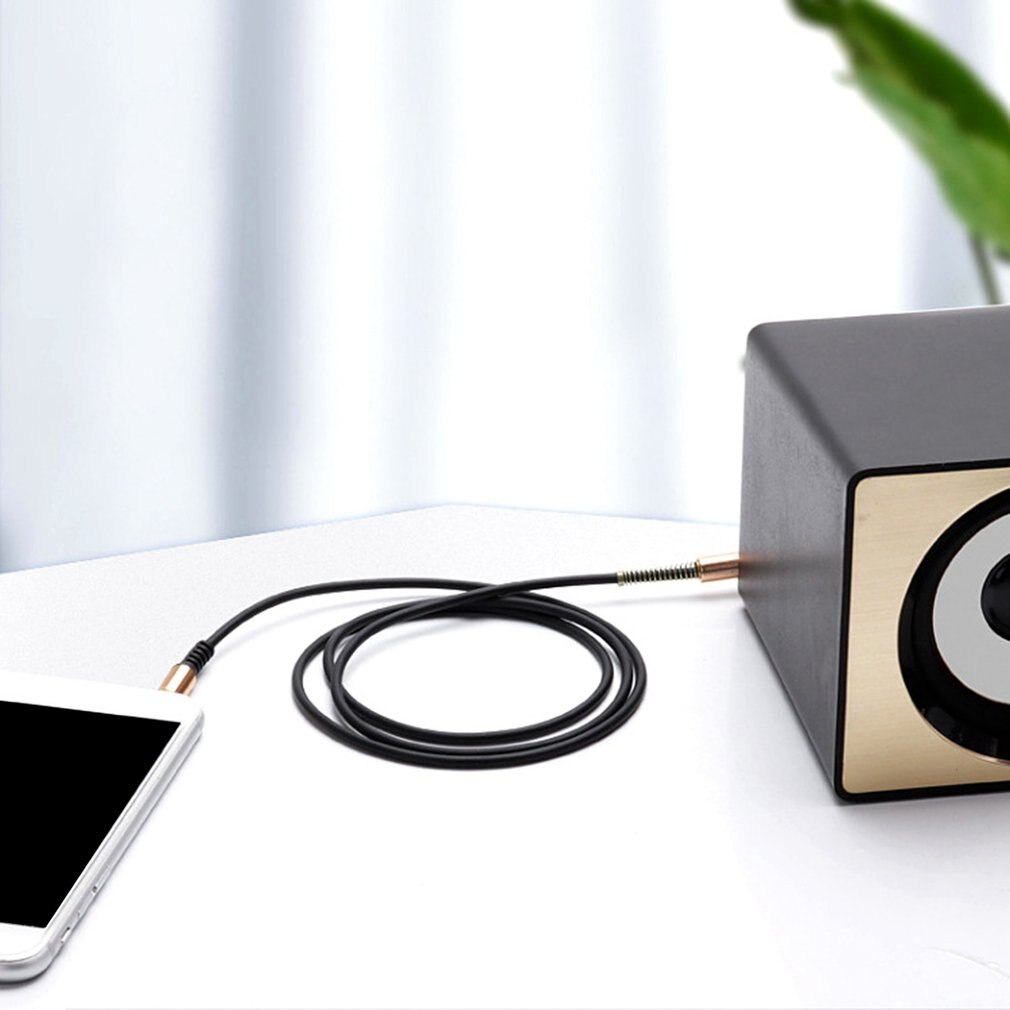 3.5mm aux kabel lyd stereo hann til hann 90 grader rett vinkel 3.5mm høyttaler universell aux lydledning til bil mobiltelefon