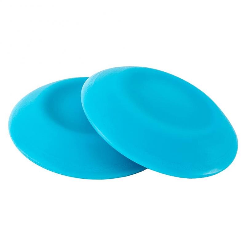 2Pcs Yoga Knie Pads Volledige Siliconen Yoga Mat Antislip Yoga Gel Knie Pads Zachte Textuur voor Knie Bescherming Niet Giftig: blue
