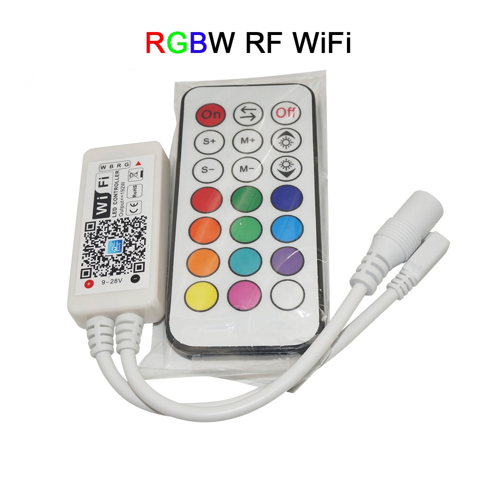 DC12-24V Mini WIFI LED RGB / RGBW Regler kabellos RF Fernbedienung IOS/Android Smartphone für RGBCW/RGBWW RGB LED Streifen