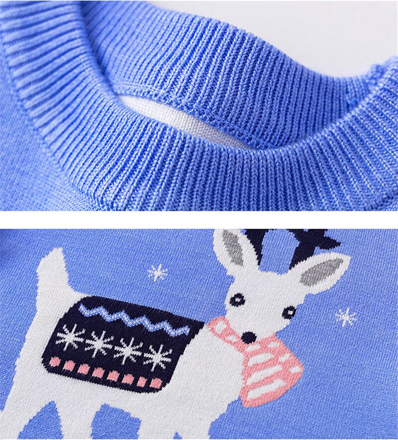 Baby Juletrøjer Piger Drenge Vintertøj Børne Boutique Strikket Sweater til Teen Jumpers