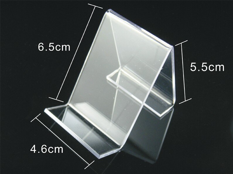 10pcs Clear acrylic mobile cell phone display stand phone Digital product holder jewelry/watch display holder rack: Style 3