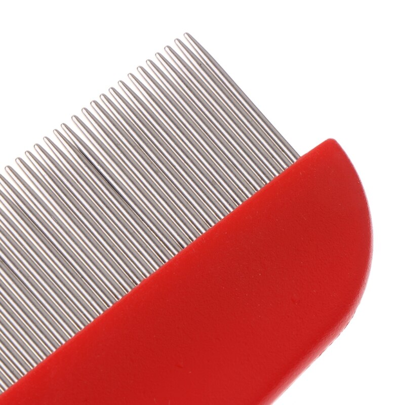 Comb Dense Teeth Massage Clean Hair Stainless Steel Animal Grooming Brushes