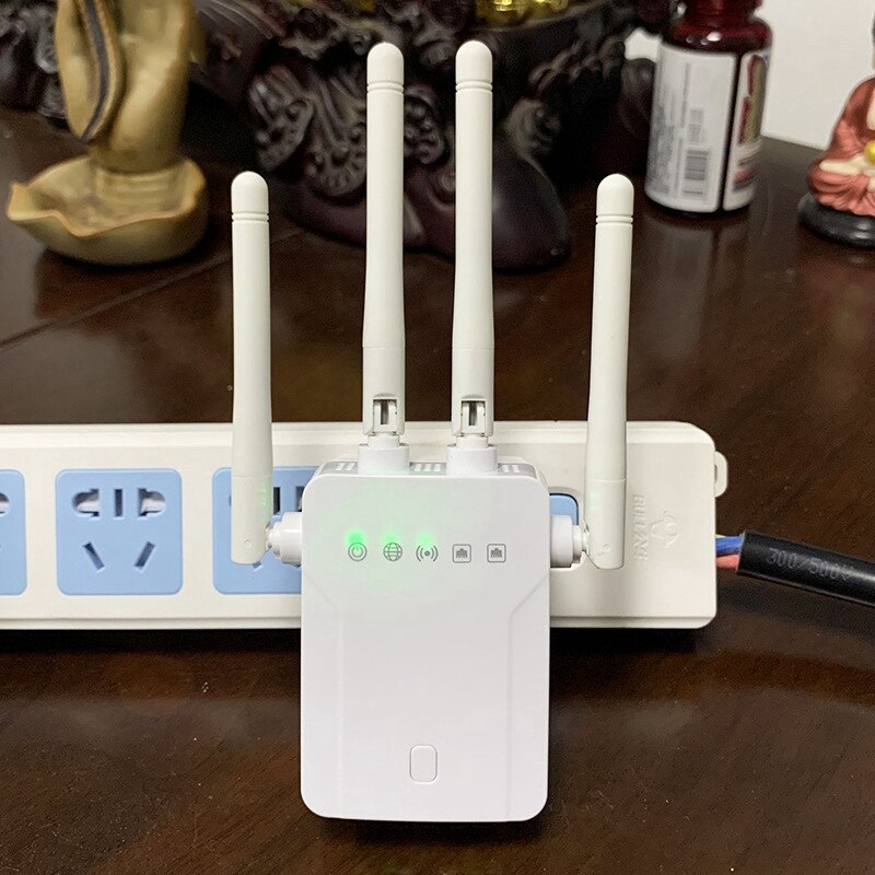 1200Mbps Dual Band 5Ghz Wireless Wifi Repeater Wifi Router Wifi Extender 4 Antenna Wlan WiFi Amplifier