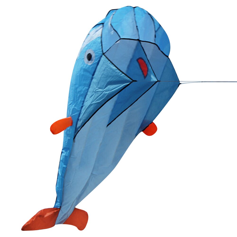 3d delfindrage kæmpe parafoil kæmpe udendørs sjov sport børn drage udendørs sport delfiner flyvende drager legetøj faldskærm let at flyve
