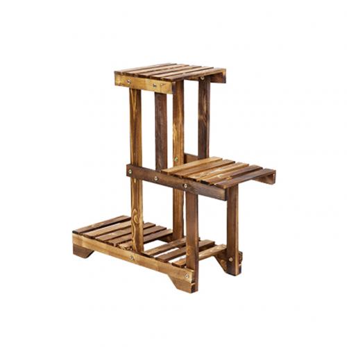 Multilayer Hout Tuin Plant Bloem Pot Stand Plank Kwekerij Display Planken Rack: Default Title