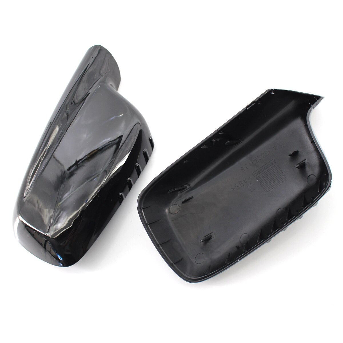 Kohlenstoff Fiber Helle schwarz Seite Rückspiegel Abdeckung Für BMW 3 7 Serie E46 E65 E66 E67 745i 750i 760Li 730Li