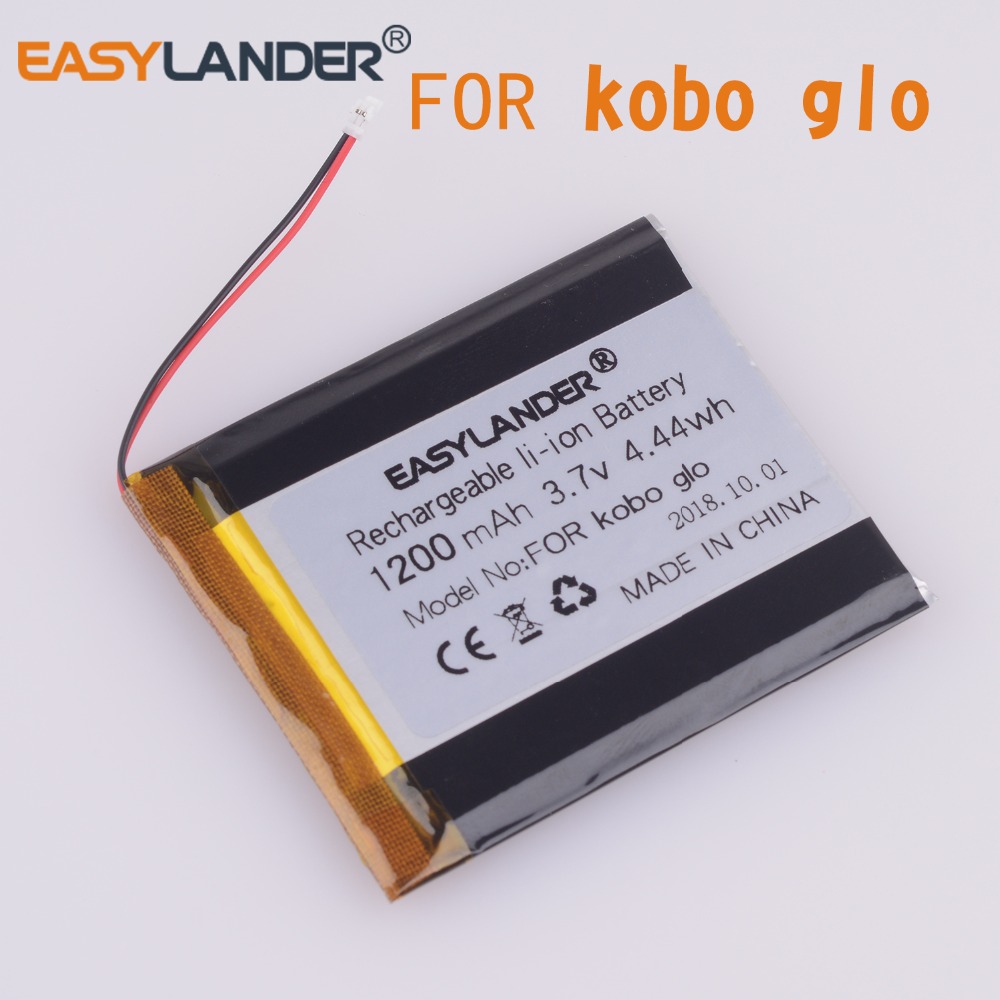 Met Connector Hoge Capaciteit 3.7V 1200 Mah Oplaadbare Extended Vervangende Batterijen Voor E-Book Reader Kobo Glo N613 Batterij