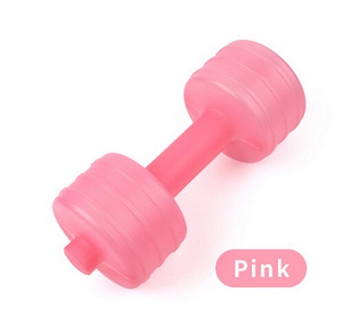 Haltères aquatiques à Injection d'eau pour femmes, 1 pièce, 1kg, équipement d'exercice pour la perte de poids: Rose