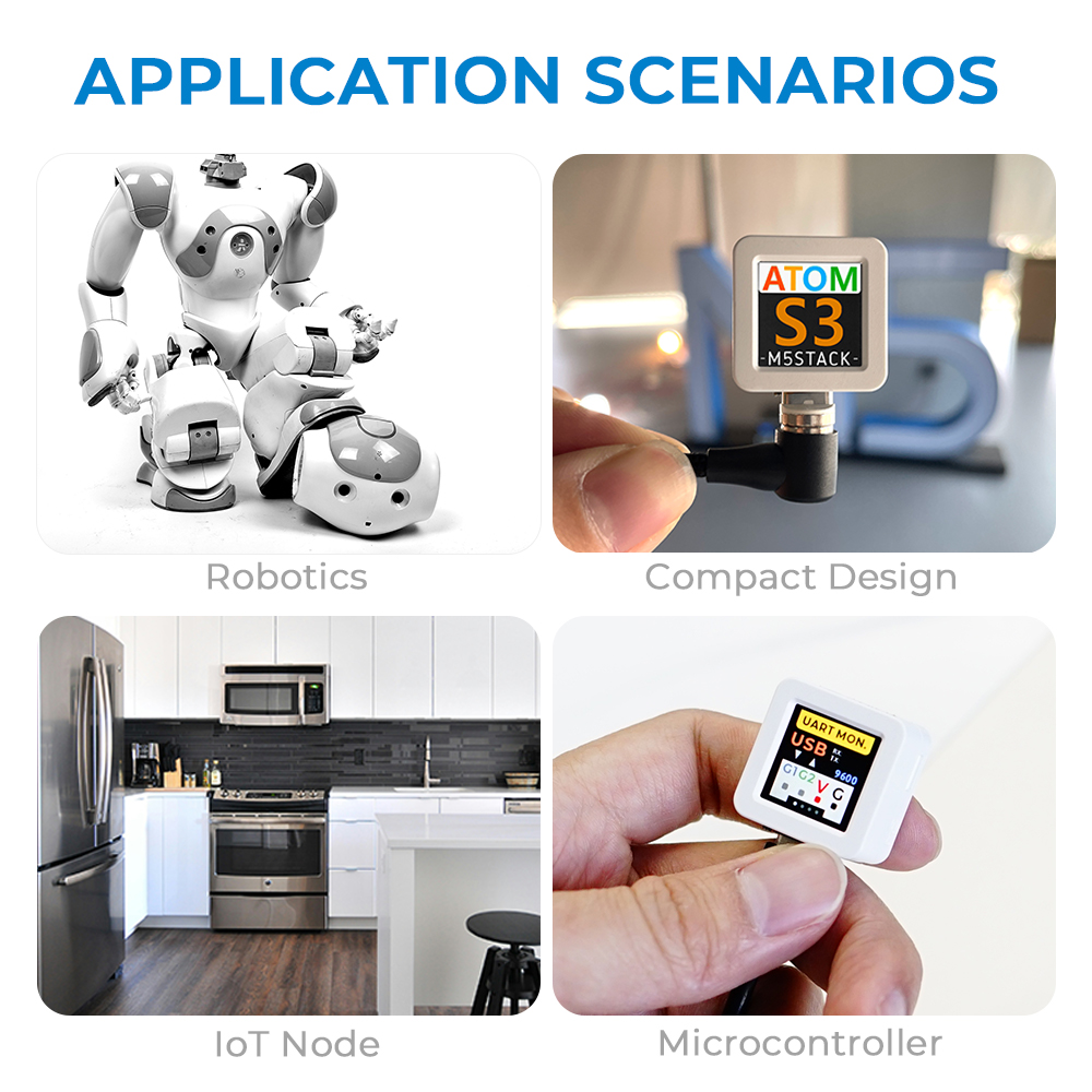 Kit de développement ATOMS3 officiel M5Stack avec écran de 0,85 pouces