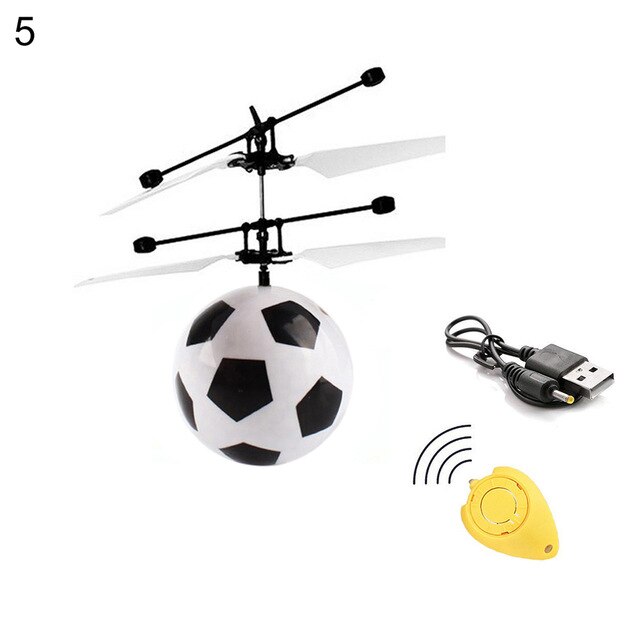 Electronic infrared induction ball helicopter LED luminous ball remote control toy magic induction helicopter