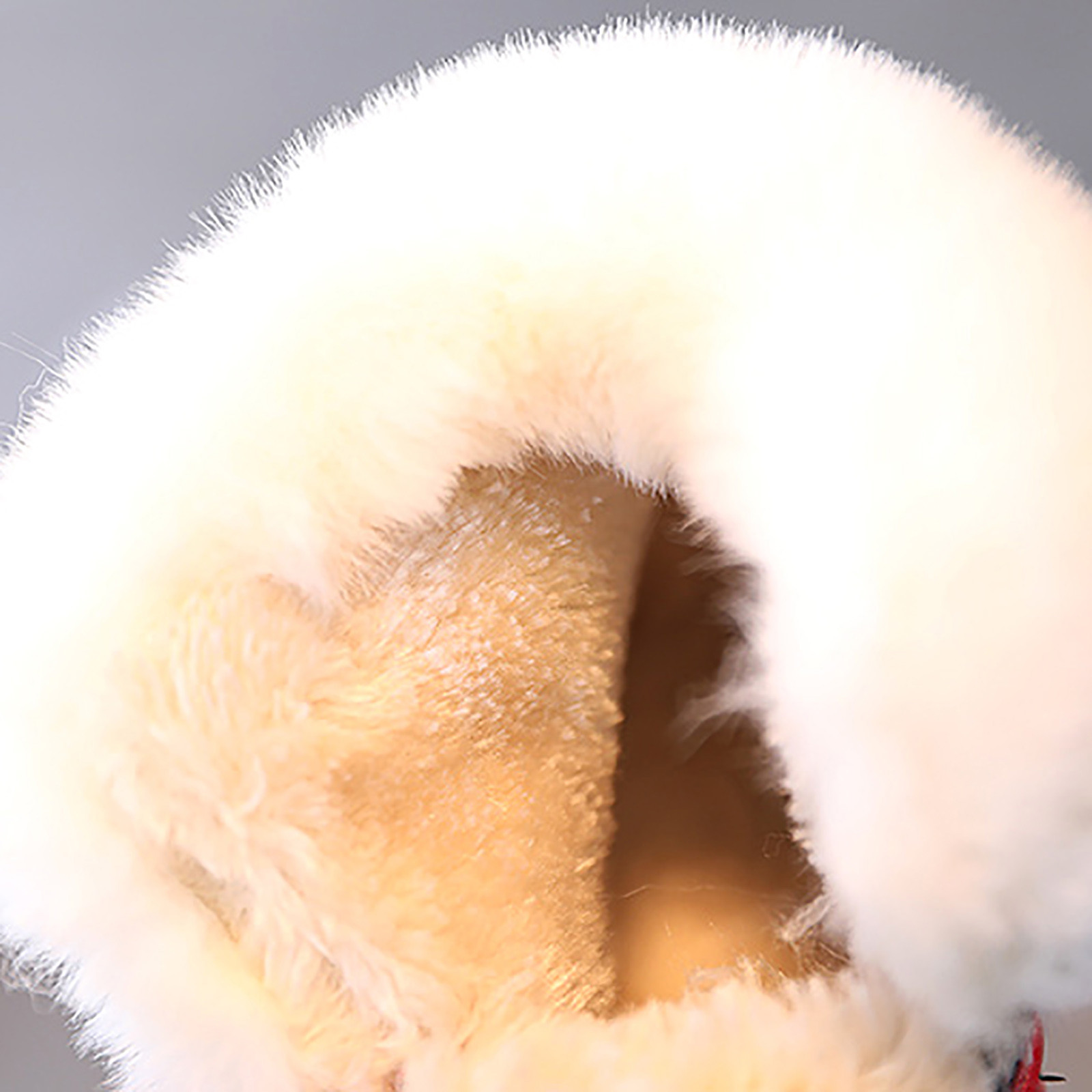 freundlicher- und Baby-mädchen-prinzessinnenschuhe, haarballen-baumwollstiefel, schneestiefel für mädchen, wasserdichte Winter-schneeschuhe aus pu-leder