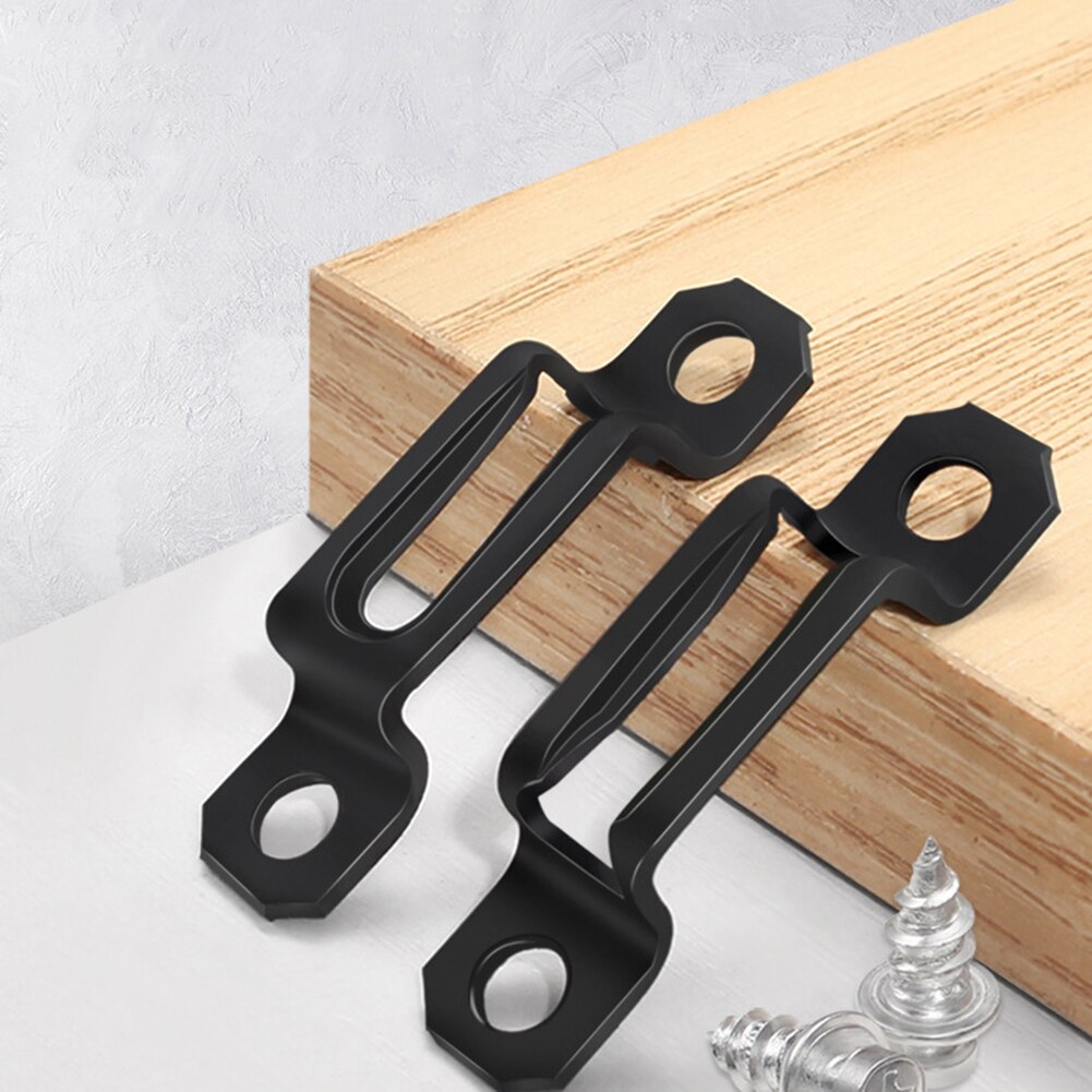 Connecteur Invisible pour armoire, armoire, meuble de garde-robe, fixation à vis dissimulée, fixation pour placard, matériel d&#39;assemblage avec vis