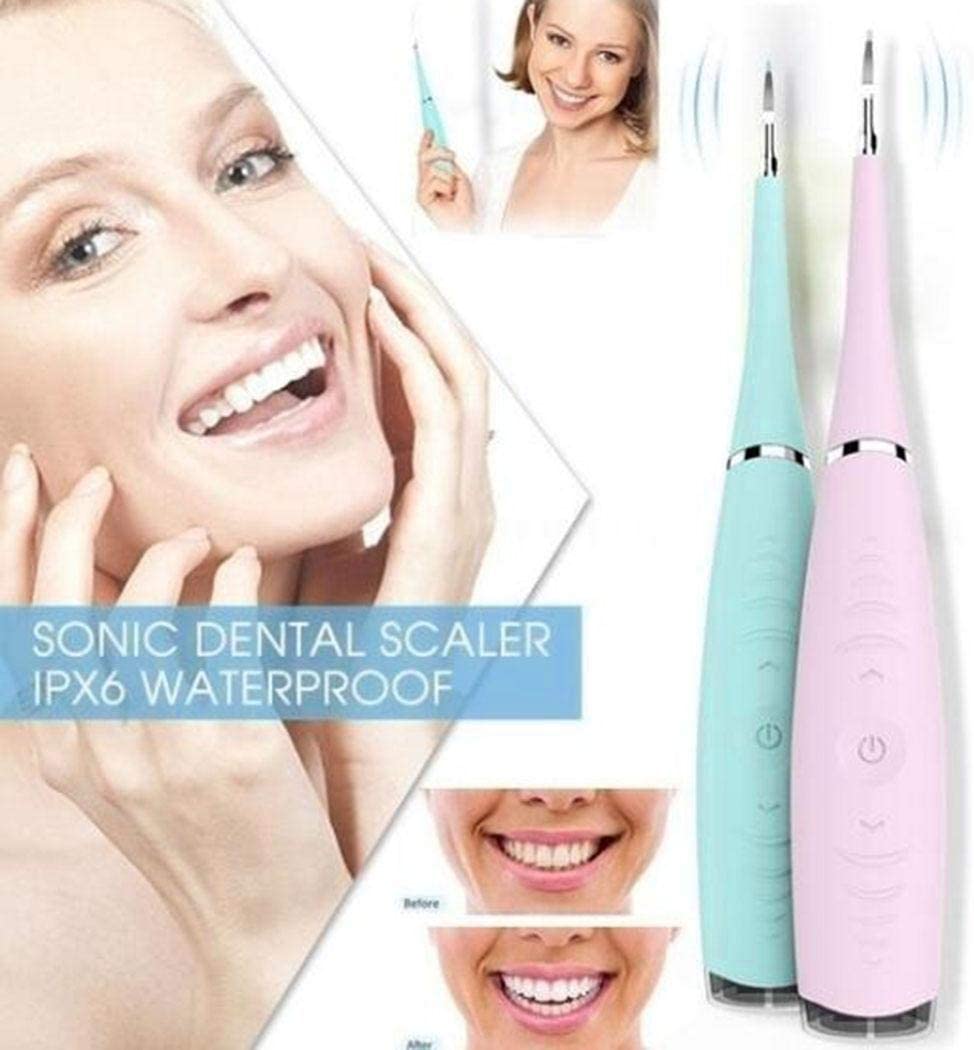 Bärbar tandspolare elektrisk sonic dental scaler usb ladda tandstensborttagningsmedel vibrationstandrengörare