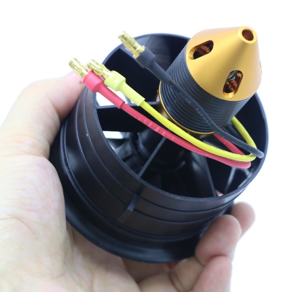 64mm 70MM 90MM 120MM 12 Blades Ducted Fan System EDF For Jet Plane with Brushless Motor RC Plane EDF RC Helicopter