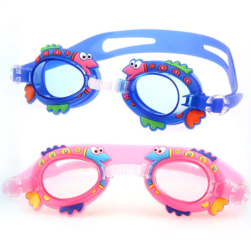 Dier Leuke Verstelbare Kinderen Kids Waterdichte Siliconen Anti Fog Uv Shield Zwemmen Glazen Goggles Eyewear Brillen