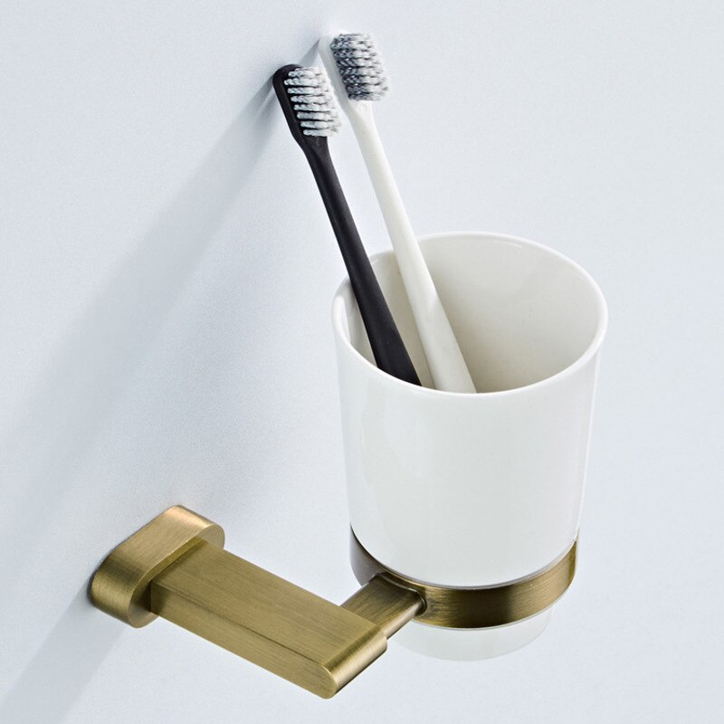 Porte-gobelet de brosse à dents, porte-gobelet mural, accessoires de salle de bains, matériel de salle de bains