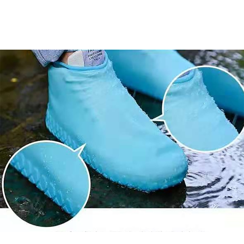 Waterproof Rain Shoe Covers Slip-resistant Outdoor Cycling Camping Travel Wear Foot Cover Overshoes Shoes Accessories A