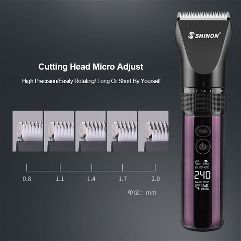 SH7627 tondeuse professionnelle ABS barbier électrique sans fil tondeuse à cheveux coupe de cheveux pour hommes coupe de cheveux Machine