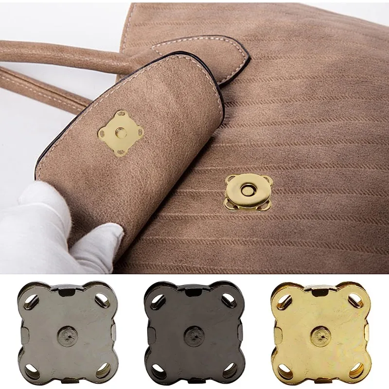2/20 stücke NäHenne Metall Magnet verschlüsse Verschlüsse für Geldbörse Handtaschen DIY Herstellung Knöpfe Schlösser Pflaumen blüte Stifte Kleidung Handwerk Knöpfe