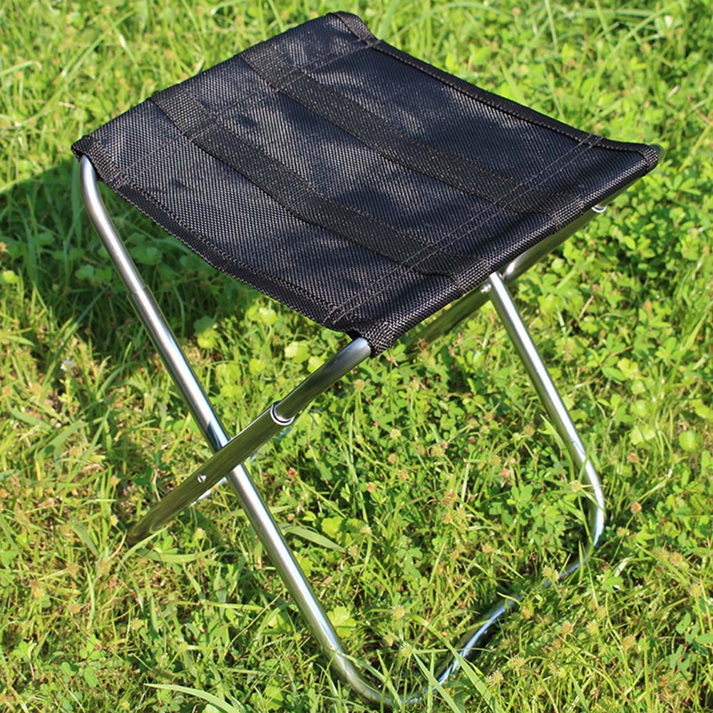 Draagbare Vouwen Camping Stoel Met Opbergtas Opvouwbare Kruk Aluminium Oxford Black Seat Outdoor Vissen & Wandelen Reizen Bbq