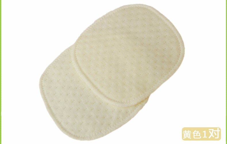 10Pcs 5Pairs Herbruikbare Zachte Katoen Absorberende Mom Moeder Spill Preventie Borstvoeding Verpleging Pads Beha Borstvoeding Wasbare: Nursing Pads Yellow