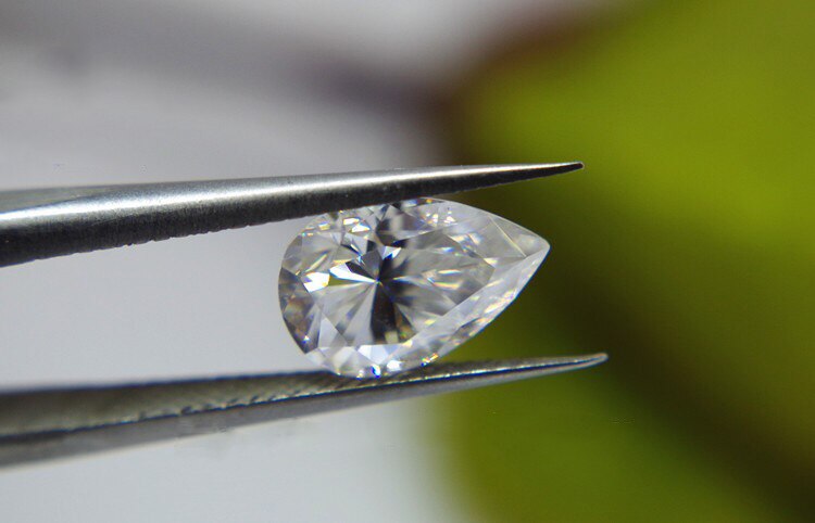Provence jóias wholesal D cor 3*5 milímetros 3ex VVS moissanite 0.35 carat pear forma para pulseira anel colar brinco