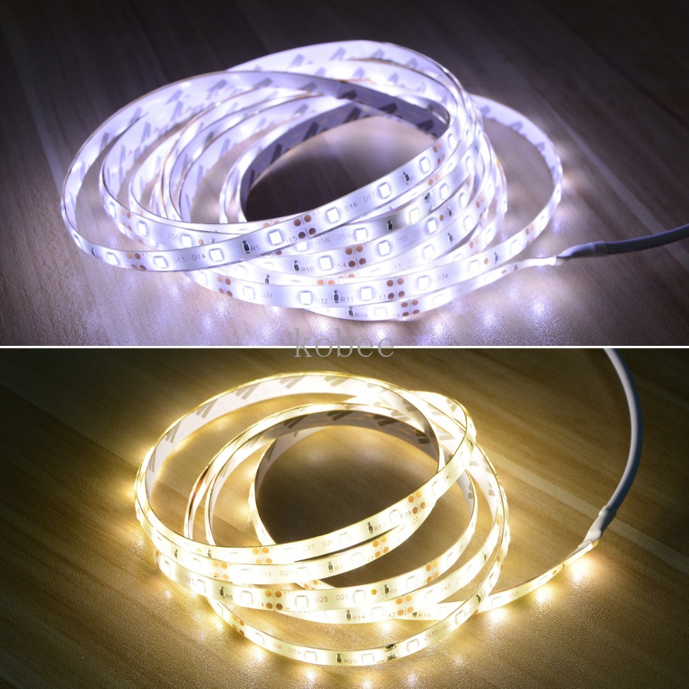 Lámpara LED con Sensor de movimiento para armario, lámpara de cama debajo del gabinete, luz nocturna, tira LED Flexible, cinta de 12V, 110V, 220V, fuente de alimentación de EE. UU. y UE