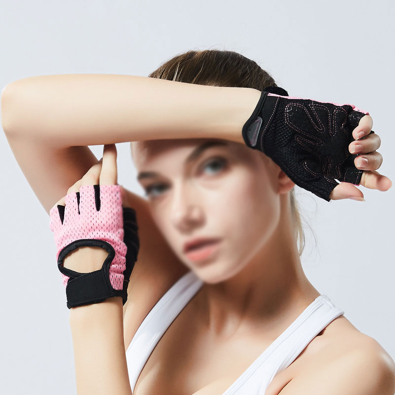 Haltère gants d'exercice Fitness demi doigt gants entraînement exercice antidérapant gants de sport équitation gants respirants