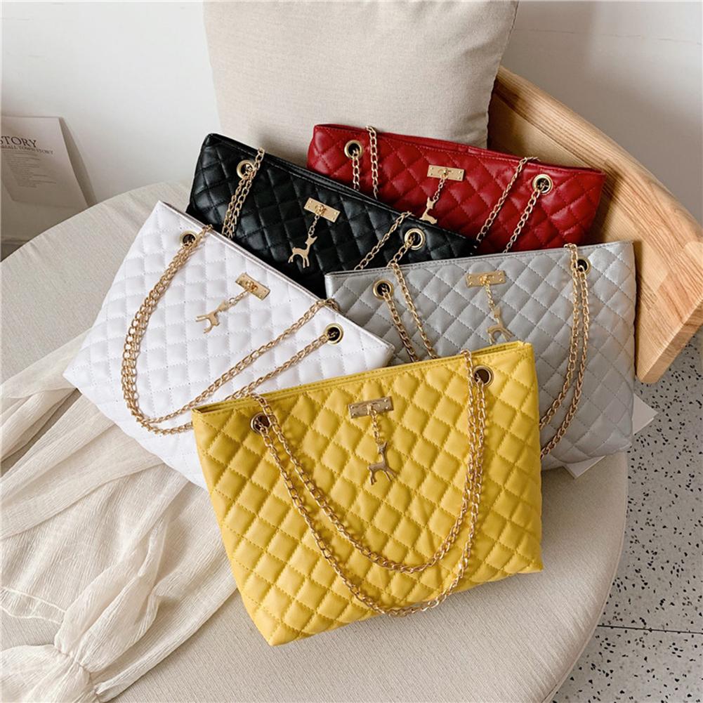 PU Leather Chain Handbag Women Large Top-handle Bags Shoulder Totes Bags Shoulder Bags Women Girl Handbags