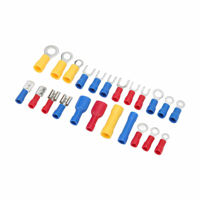 Wire Terminals Assortment Kit Insulation Protection Wire Terminals Good Conductivity for Electronic Industry