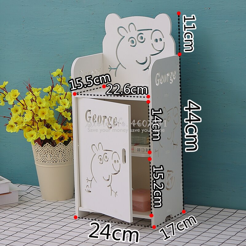 Comodino per bambini cartone animato comodino per telecamera da letto minimalista moderno creativo per ragazzi e ragazze scaffale per armadio multistrato