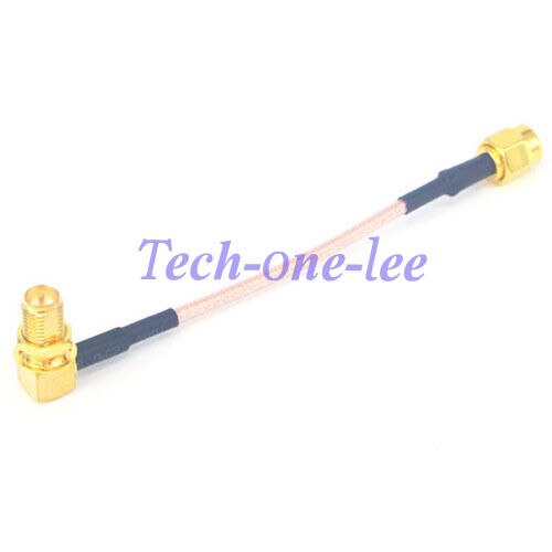 10 piece/lot RP-SMA Female to RP SMA Male Antenna Extension Pigtail Cable RG316 10cm