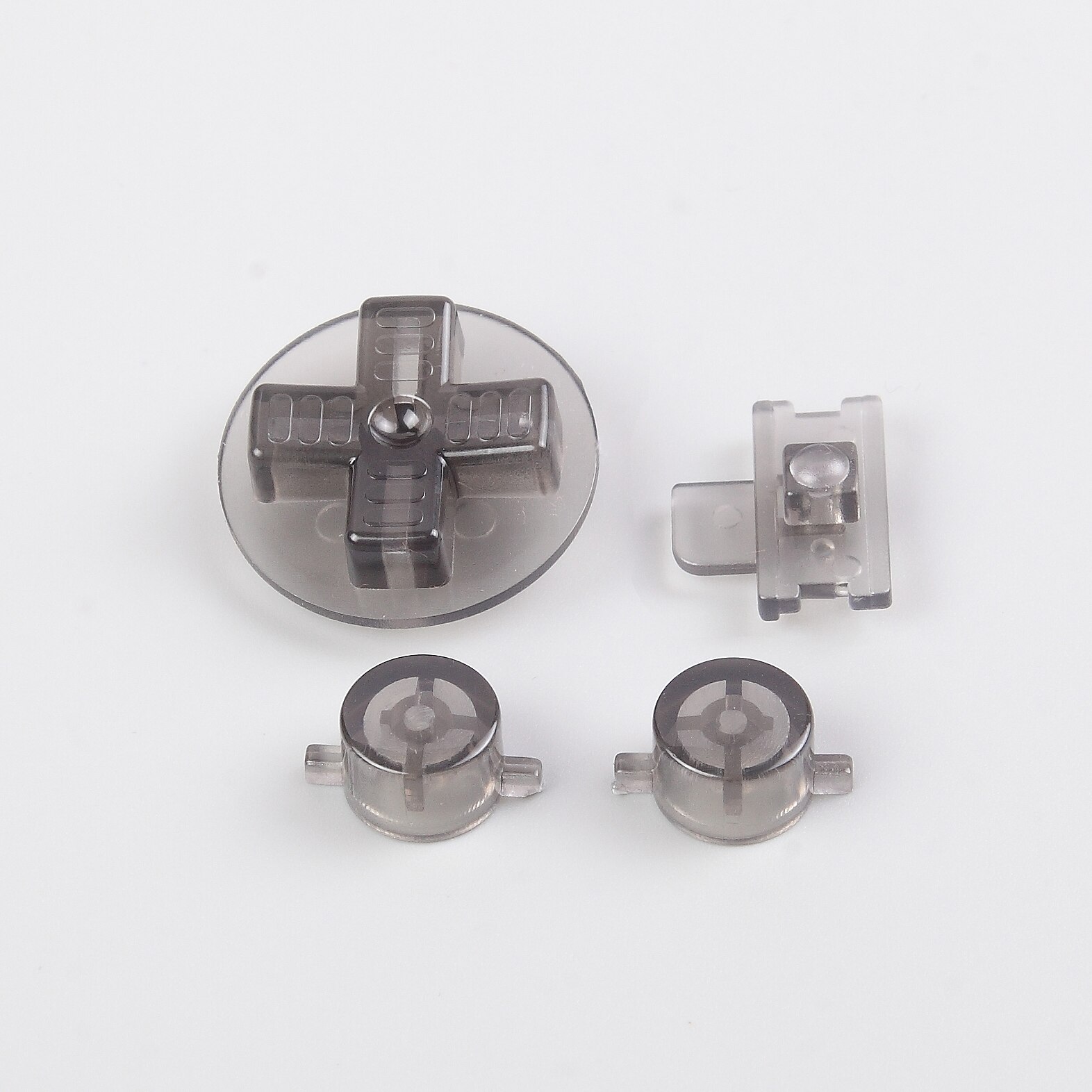 FUNNYPLAYING-Botones de repuesto para GB DMG Gameboy, accesorio, interruptor d-pad: clear black