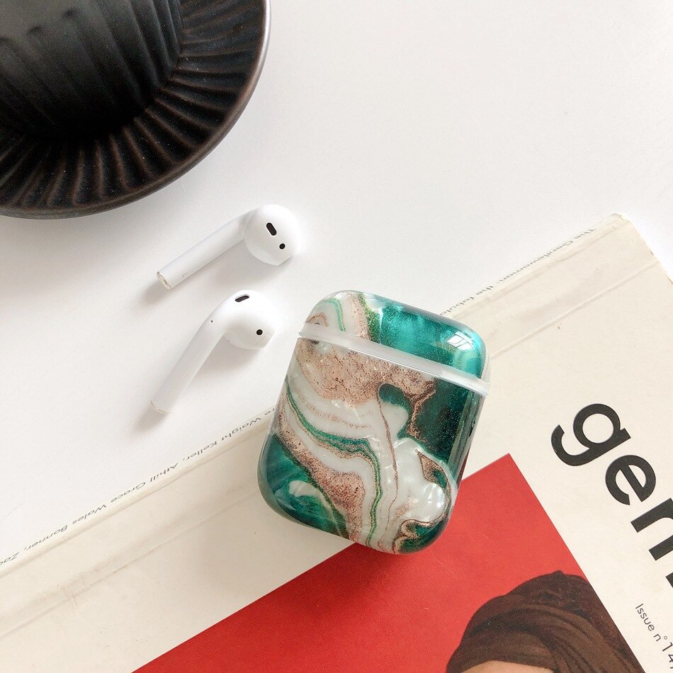 Wireless Bluetooth Kopfhörer Fall Für Airpods 2 Fall Luxus Avocado Fall Schutz Abdeckung Für Apple Air Schoten Earpods Zubehör: 277A4