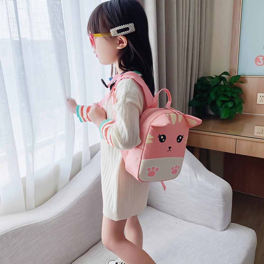 Crianças lona lazer confortável chique elegante mochila bonito dos desenhos animados mochila escola jardim de infância ombro schoolbags