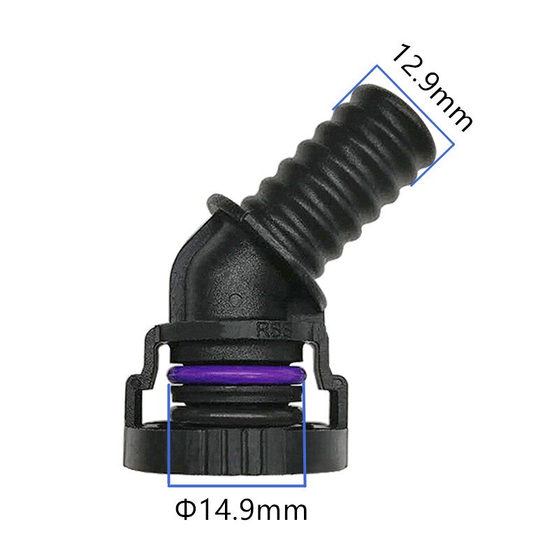 15mm polttoaineletkun pikaliitin pakoputken liitin vesiputken vesilaatikon liittimet 5 kpl paljon