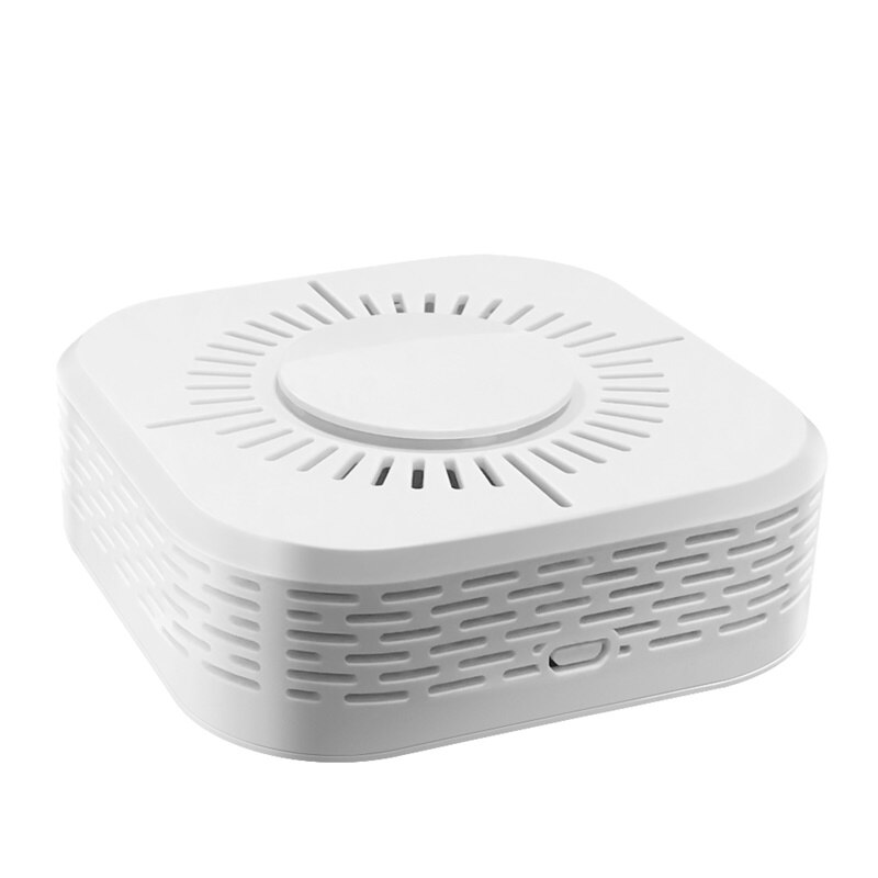 Detectores de humo Wifi para protección contra incendios, Detector de humo seguro para el hogar, Sensor de alarma de humo de seguridad, TUYA Smart Life, asistente de Google: Default Title