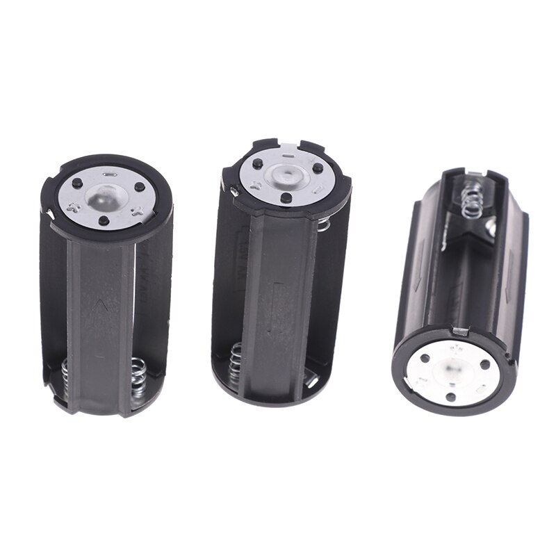 3Pcs 3x Aa Naar D Aa Batterij Adapter Converter Holder Case Box