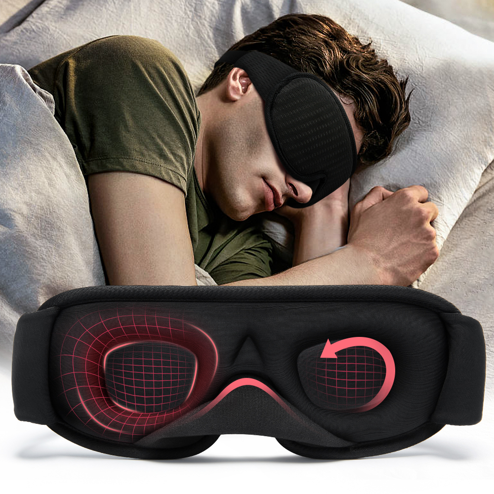 3D Slaapmasker Blokkeren Licht Slaapmasker Voor Ogen Zacht Slaaphulpmiddel Oogmasker voor Reizen Slaapmasker Nacht Ademend Slaapmasker