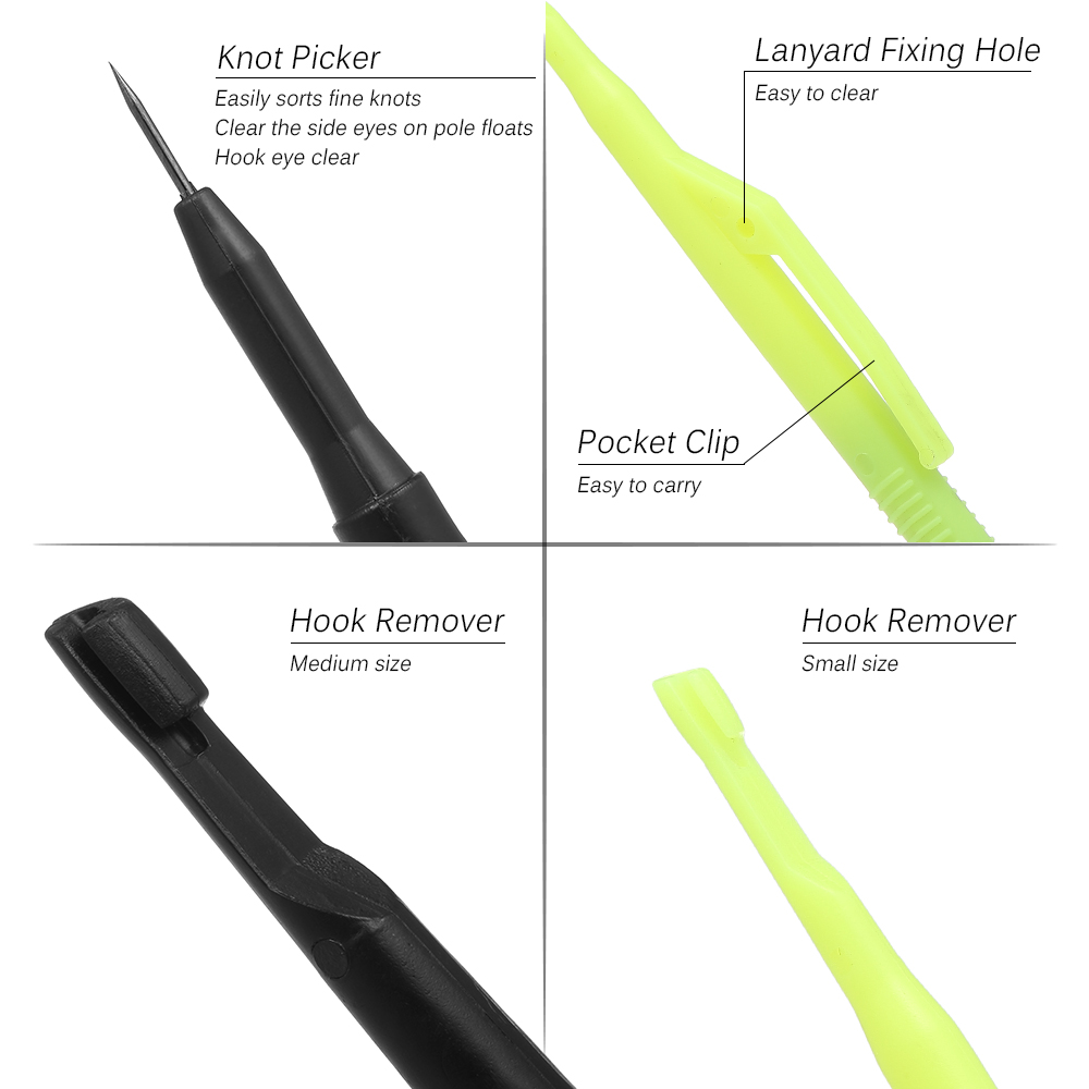 Fishing Knot Picker Needle Fly Fishing Line Loop Tyer Knot Tying Tools Fish Hook Remover Fishing Tools Bait Lures Pesca