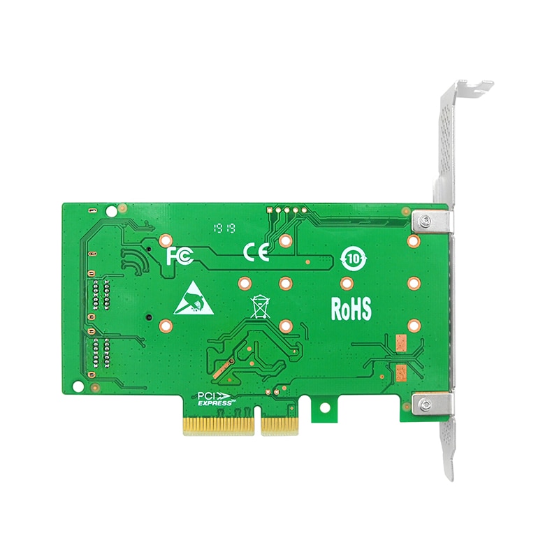 PCIe x4 Gen 3 to Internal One M.2 B-Key & Quad SATA 6Gb/s Host Bus Adapter