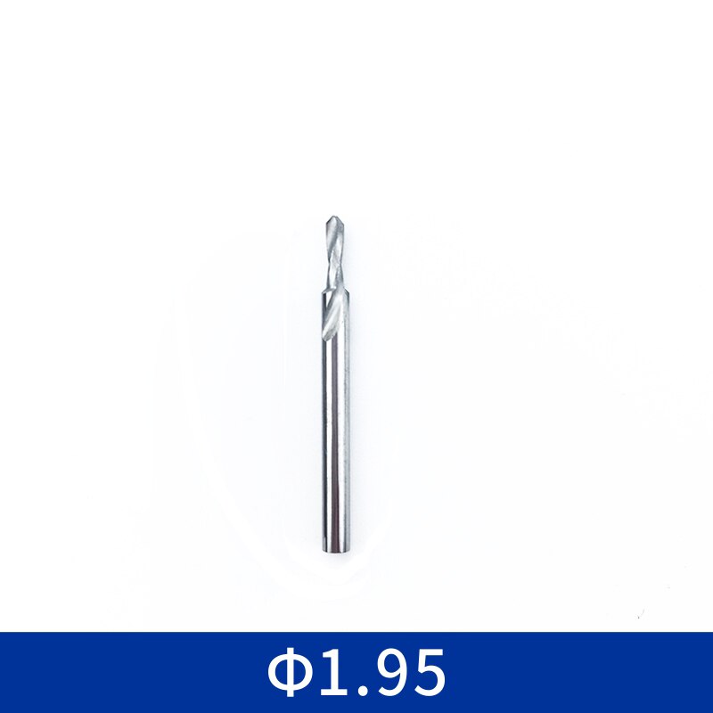 1pcs Dental Lab Tungsten Steel Carbide drill bur Use In Lab Pindex Pin Planter Aiguille: 1pcs- 1.95mm