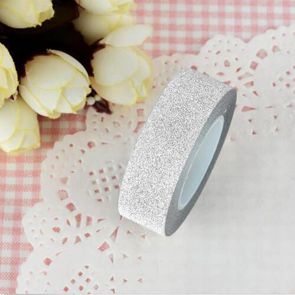Cinta adhesiva Decorativa para Scrapbooking, papel de aluminio dorado japonés, Kawai Adesiva, papel Washi brillante conjunto de cintas: sv