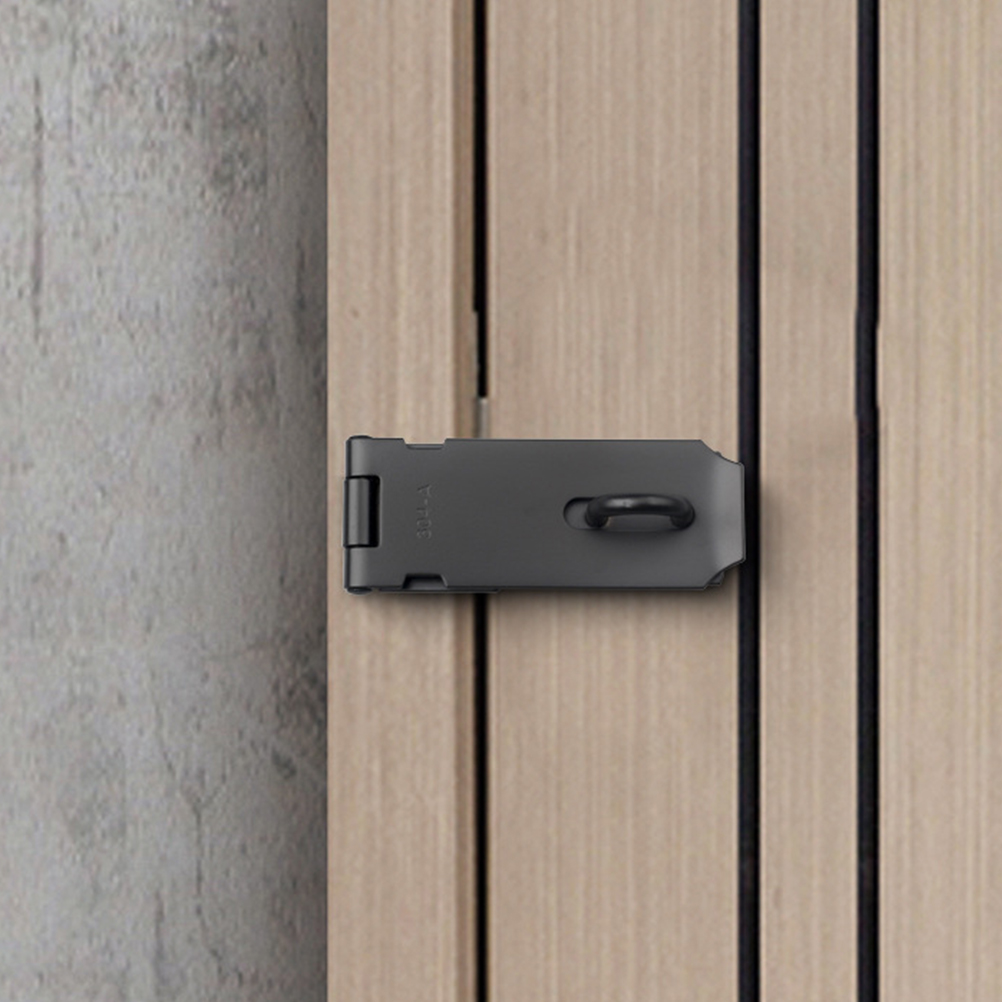 1 Set Door Hasp Heavy Duty Gate Lock Hasp Stainless Steel Padlock Hasp