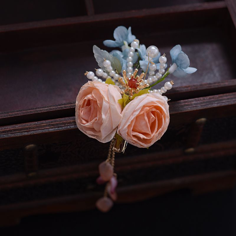 Luxus Haar Zubehör für Frauen Jahrgang Blume Haarnadel Hanfu Hairgrip