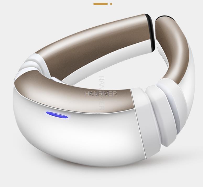 Cervical spine massager portable pulse massager for neck heating physical therapy body massager