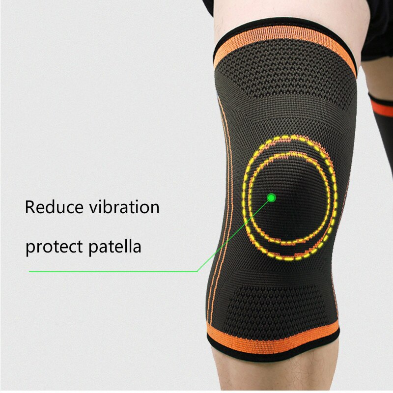 1PC Kompression Verband Kneepad Sport Kneepad Elastische Knie Pads Unterstützung Fitness Getriebe Basketball Volleyball Klammer Beschützer