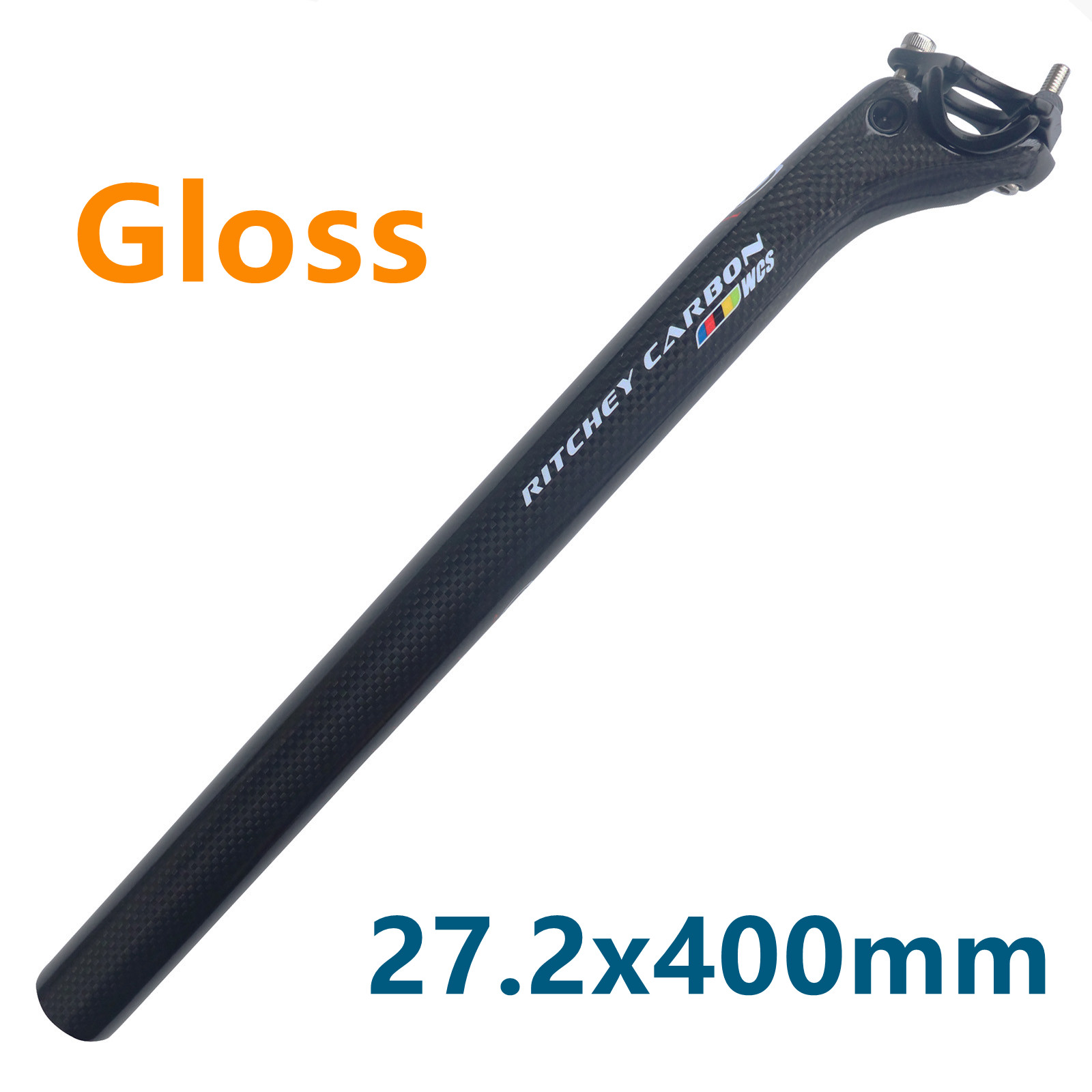 Tige De Selle Carbone 31.6 X 300mm - Noir Mat - X AUTOHAUX - NEUF